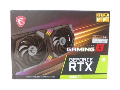 MSI ビデオカード GeForce RTX 3060 Ti GAMING X 8G LHR